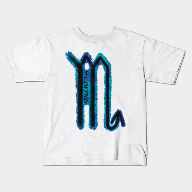 Scorpio Kids T-Shirt by M7xFR